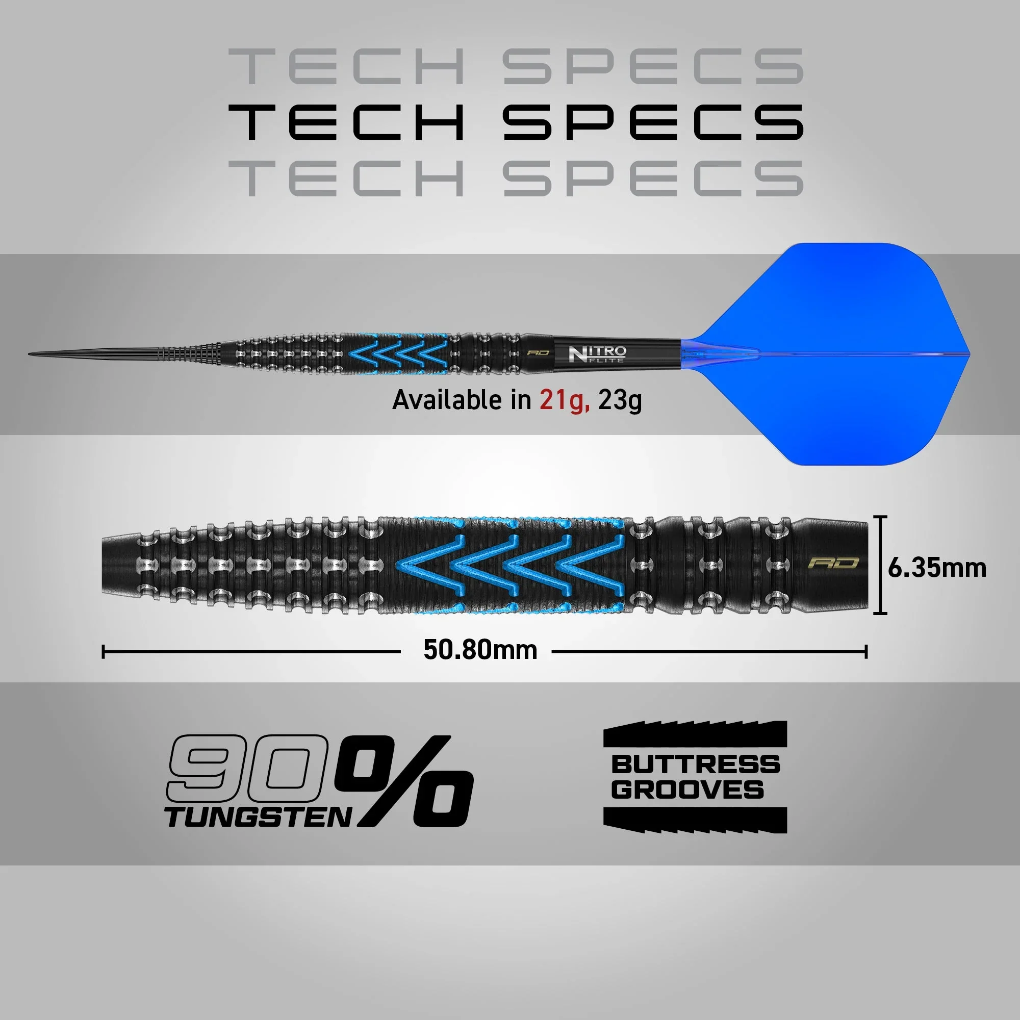 Amp Tapered Steel Tip Darts | Red Dragon - Image 4