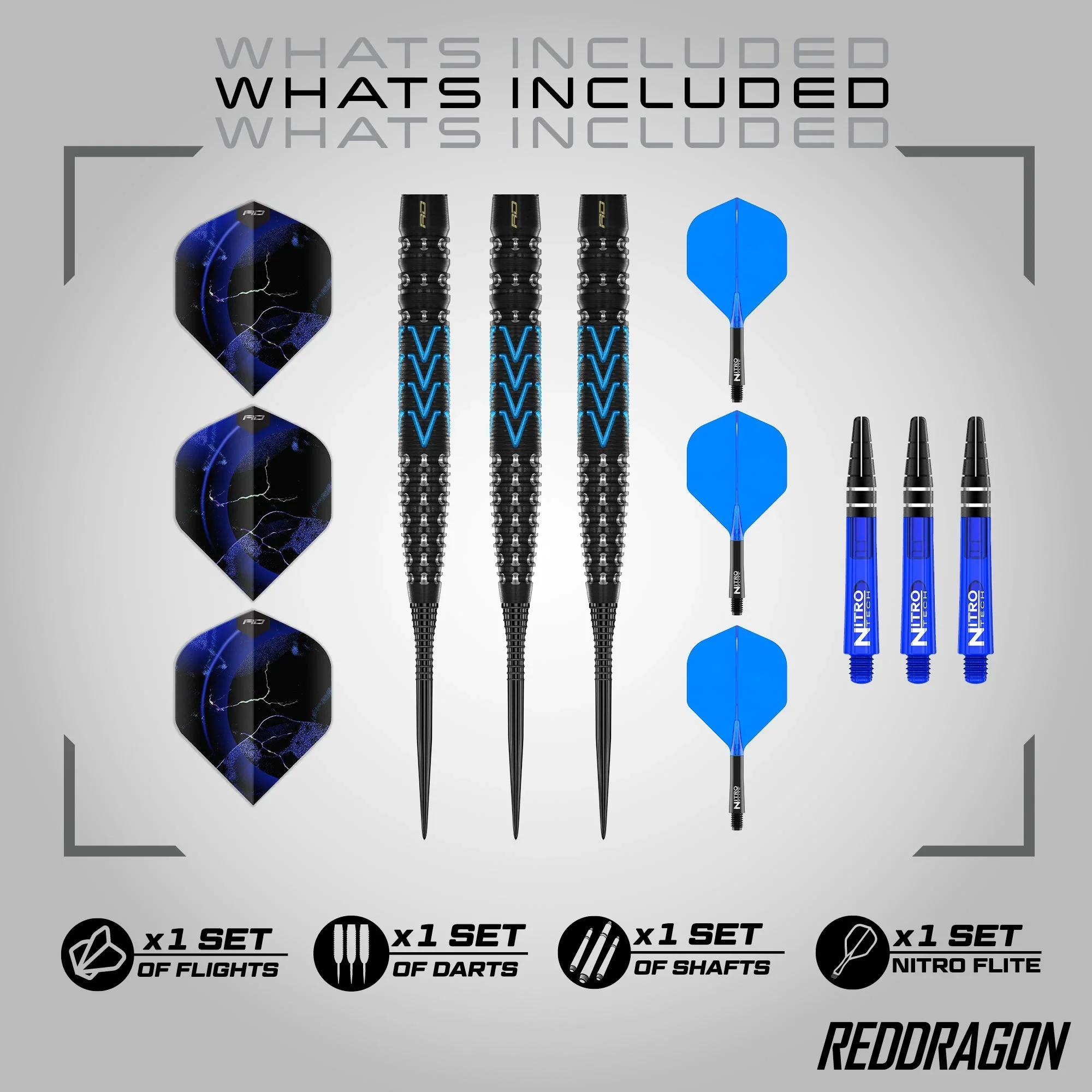 Amp Tapered Steel Tip Darts | Red Dragon - Image 6