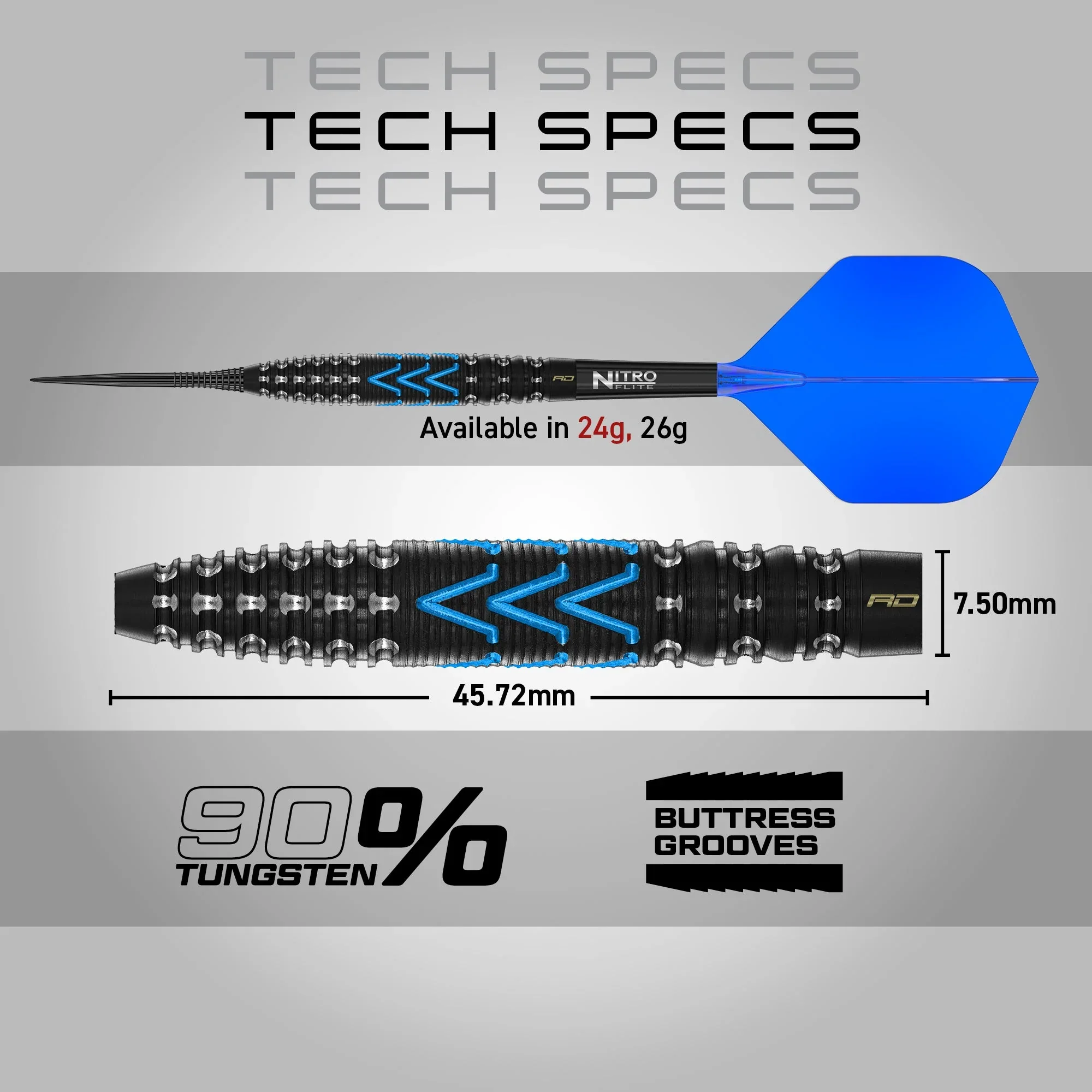 Amp Torpedo Steel Tip Darts | Red Dragon - Image 4