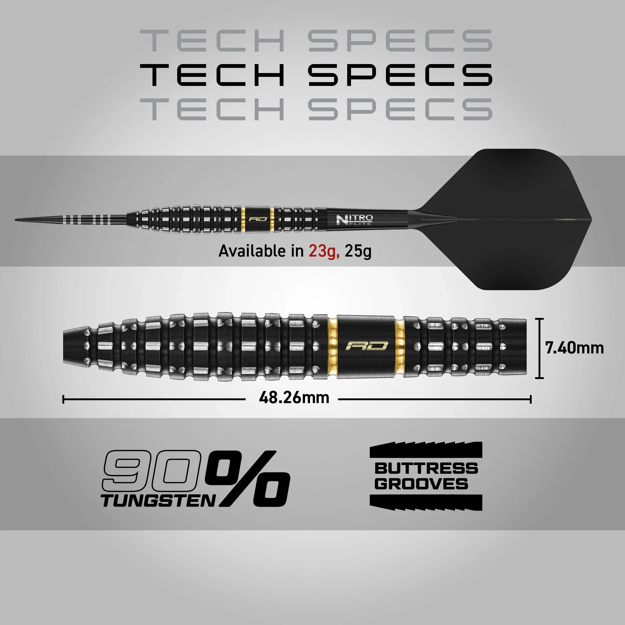 Ascend Torpedo Steel Tip Darts | Red Dragon - Image 4