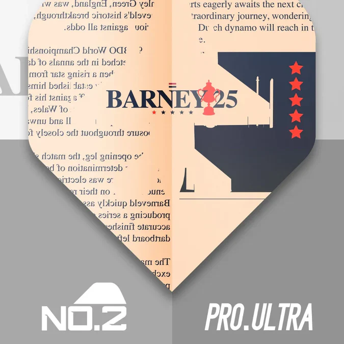 Barney 25 Pro Ultra No2 Dart Flights - 3 Sets | Target - Image 6