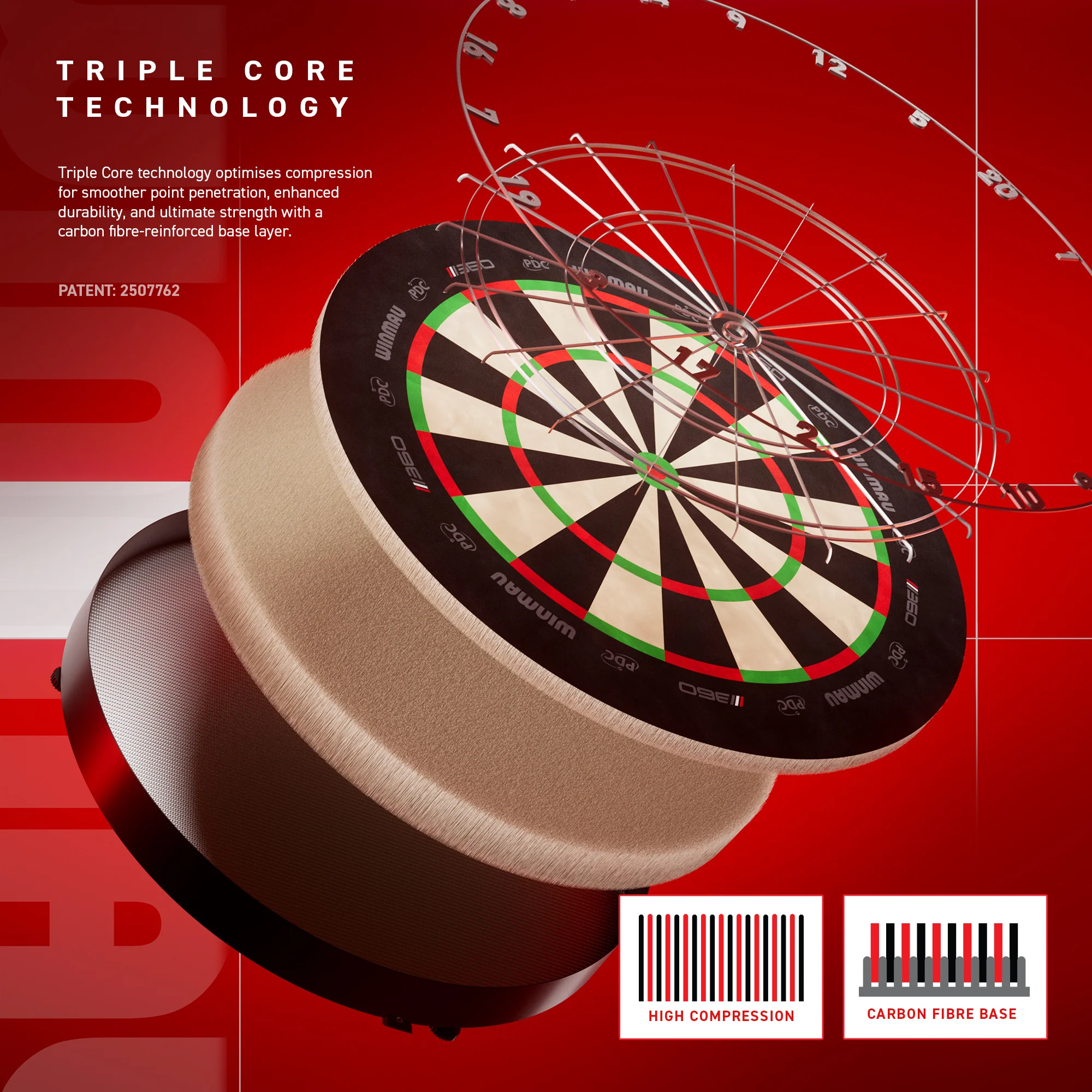 Blade 360 Dartboard | Winmau - Image 7