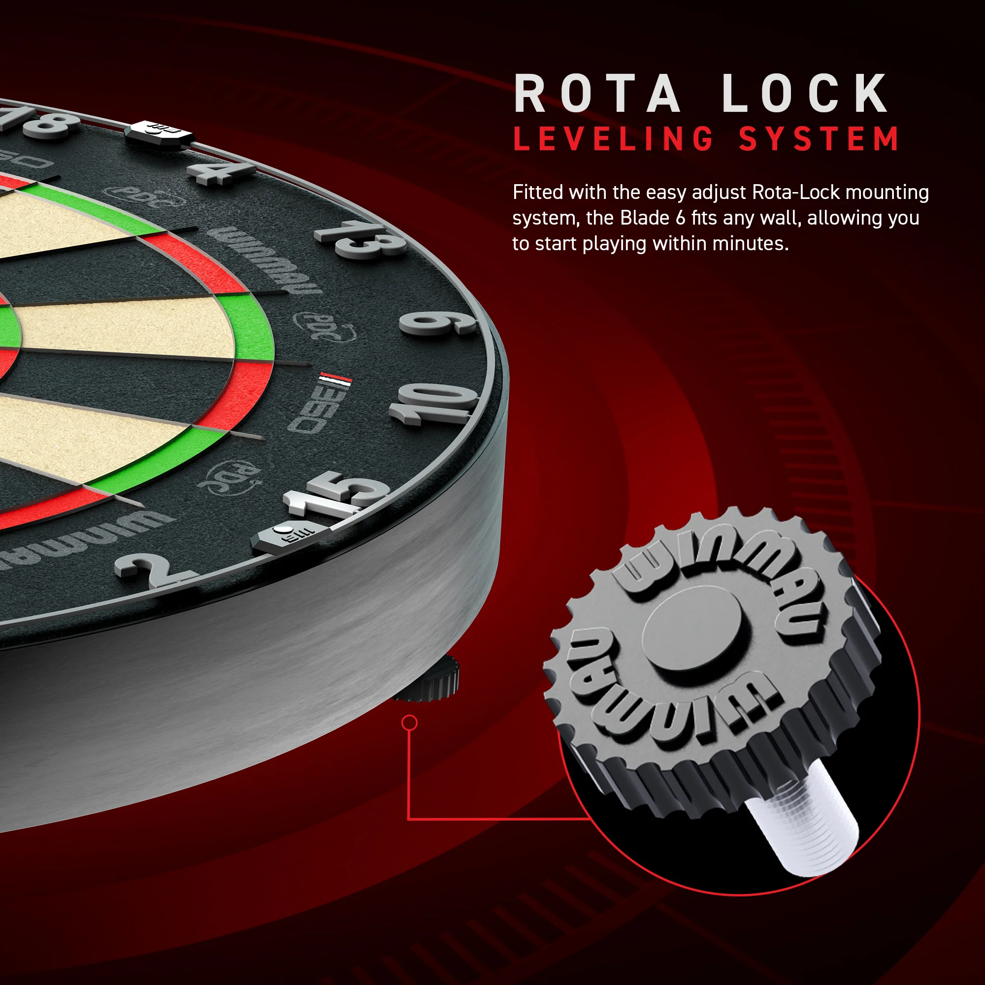 Blade 360 Dartboard | Winmau - Image 8