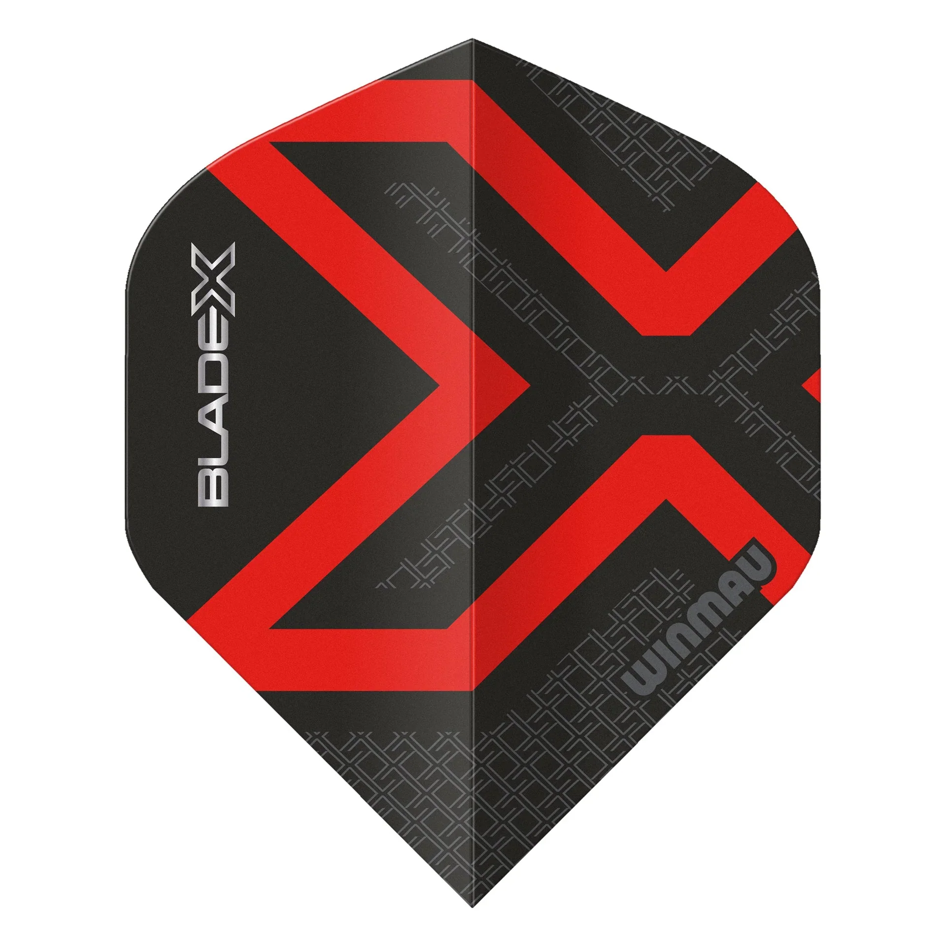 Blade X Prism Delta Metallic Black & Red Standard Flights | Winmau - Image 2