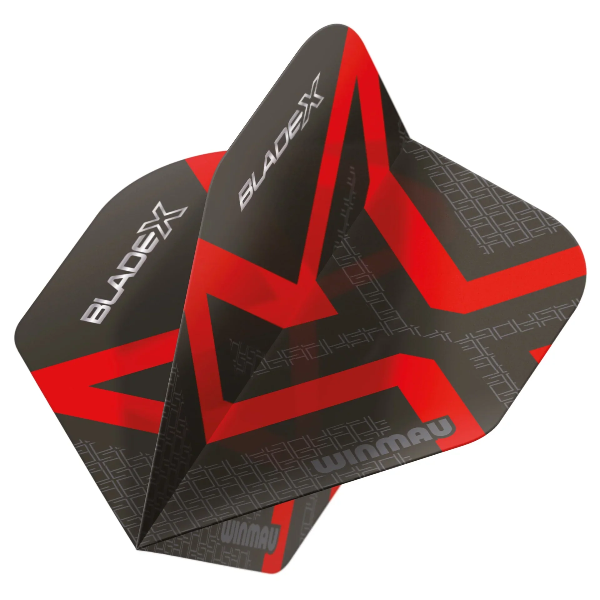 Blade X Prism Delta Metallic Black & Red Standard Flights | Winmau - Image 3