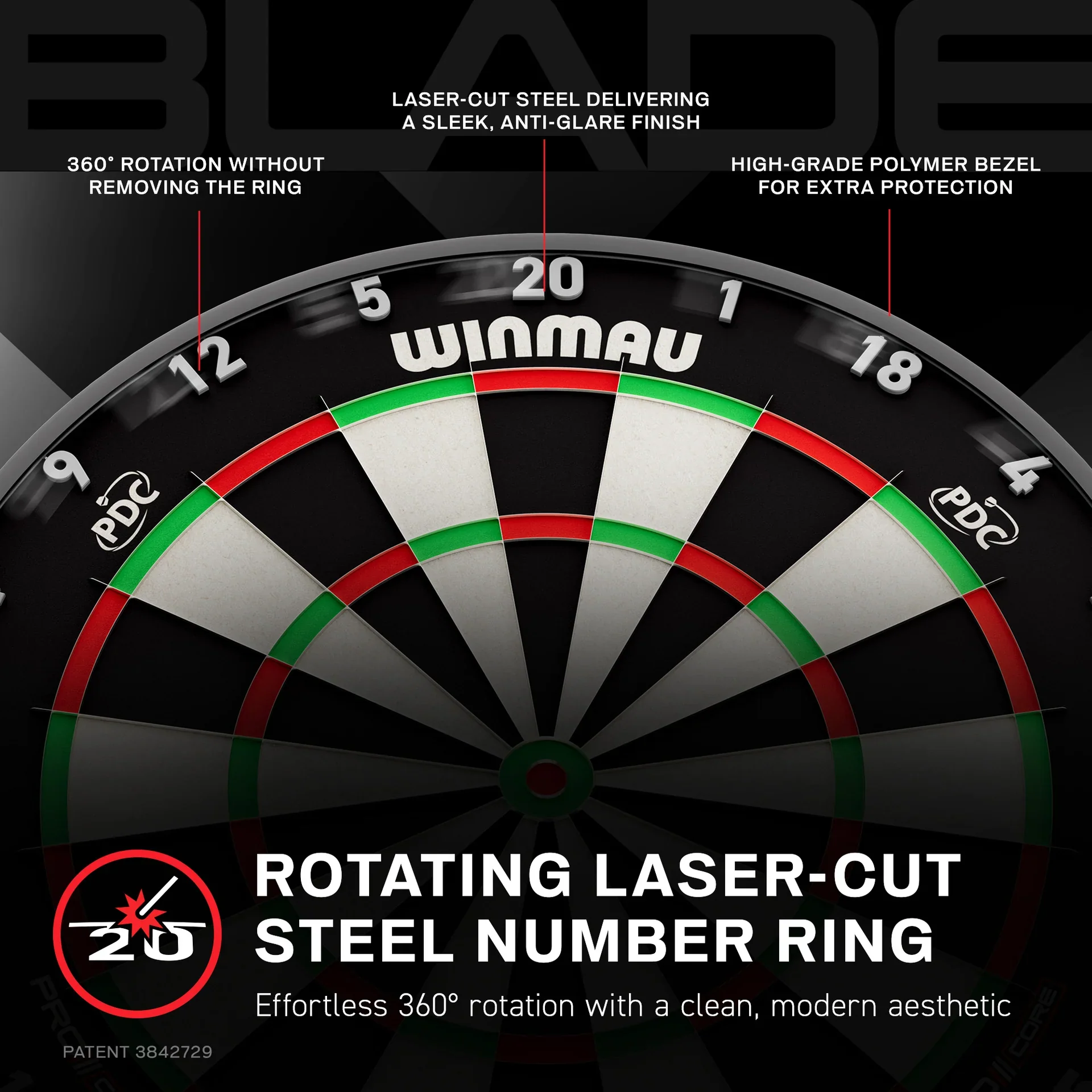 Blade X ProCore - Official Dartboard of the PDC | Winmau - Image 7