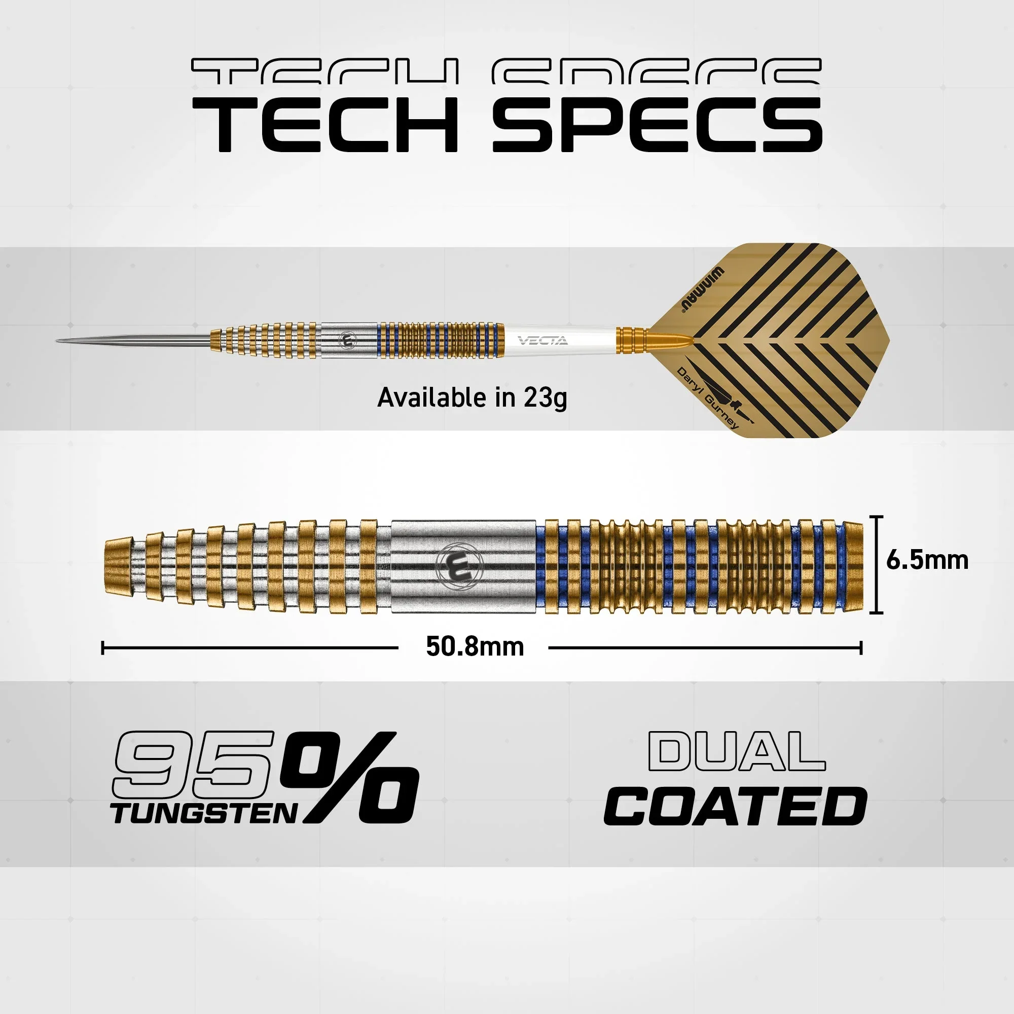 Daryl Gurney Signature Edition Steel Tip Darts | Red Dragon - Image 4