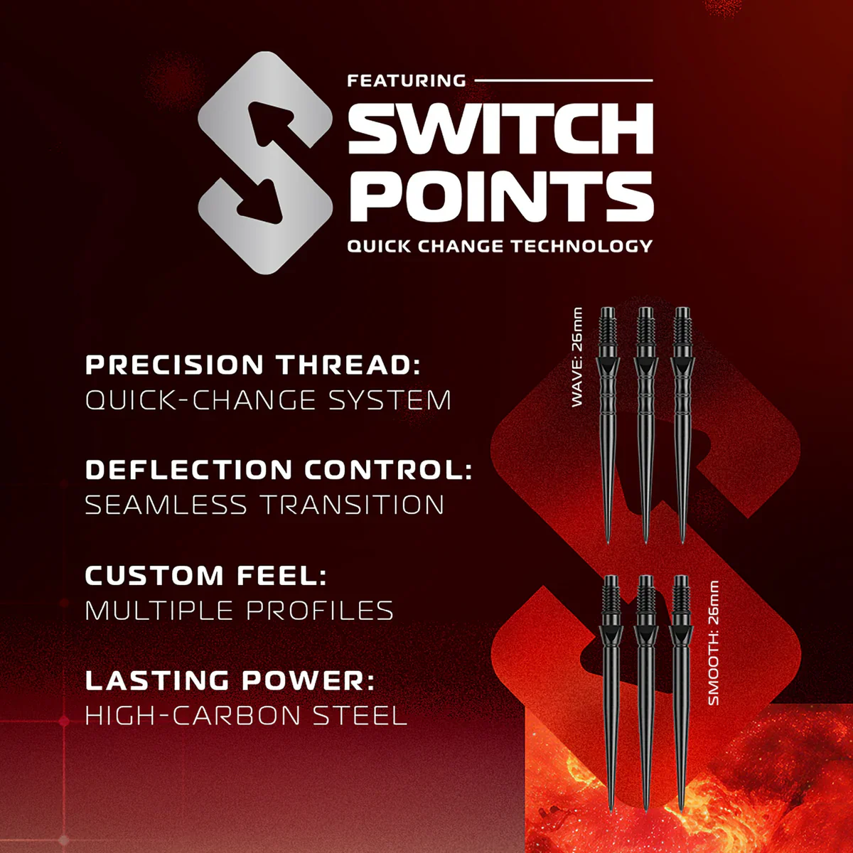 Fornax Switch Point Darts - Parallel | Winmau - Image 4