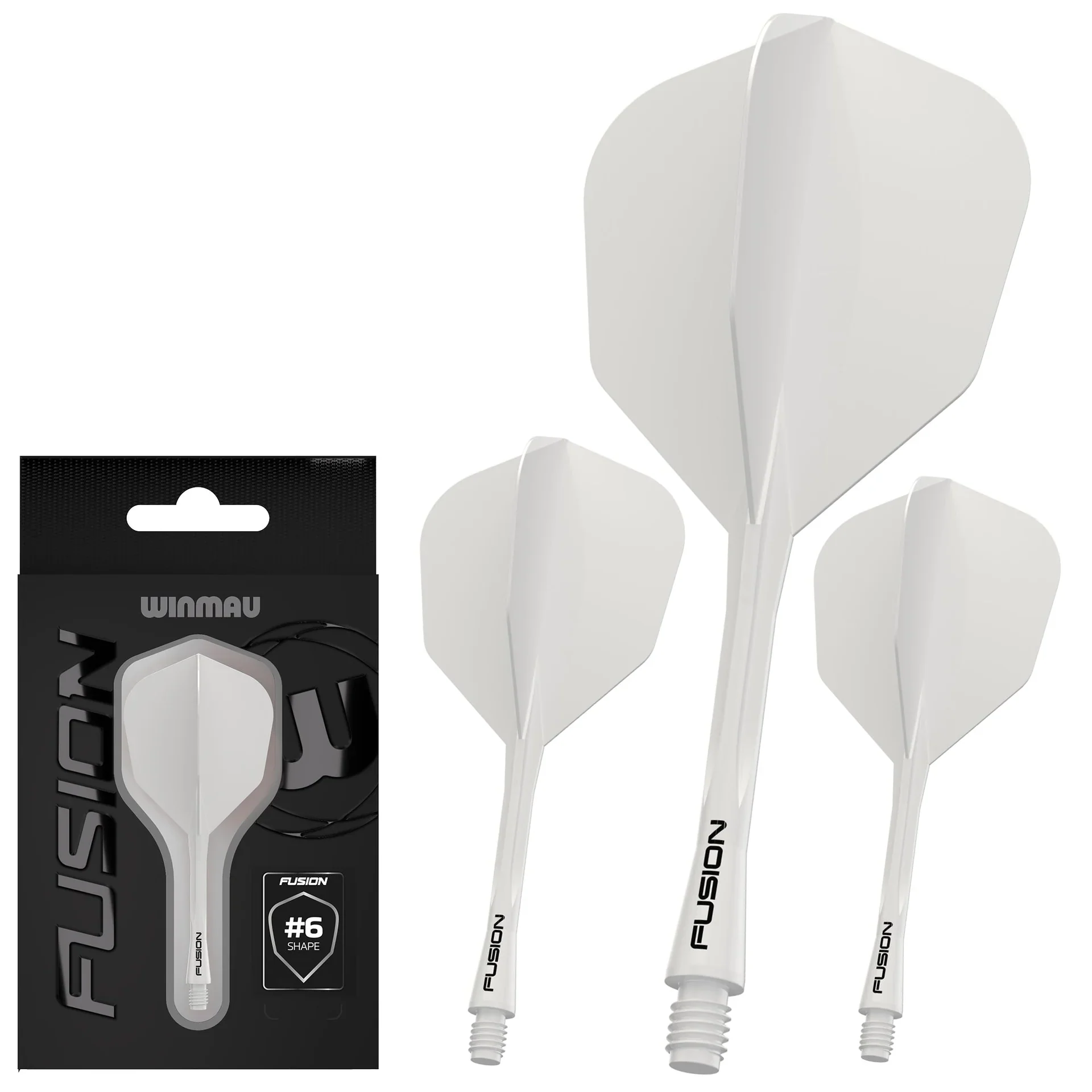 Fusion Integrated Flight & Shaft White | Winmau - Image 10