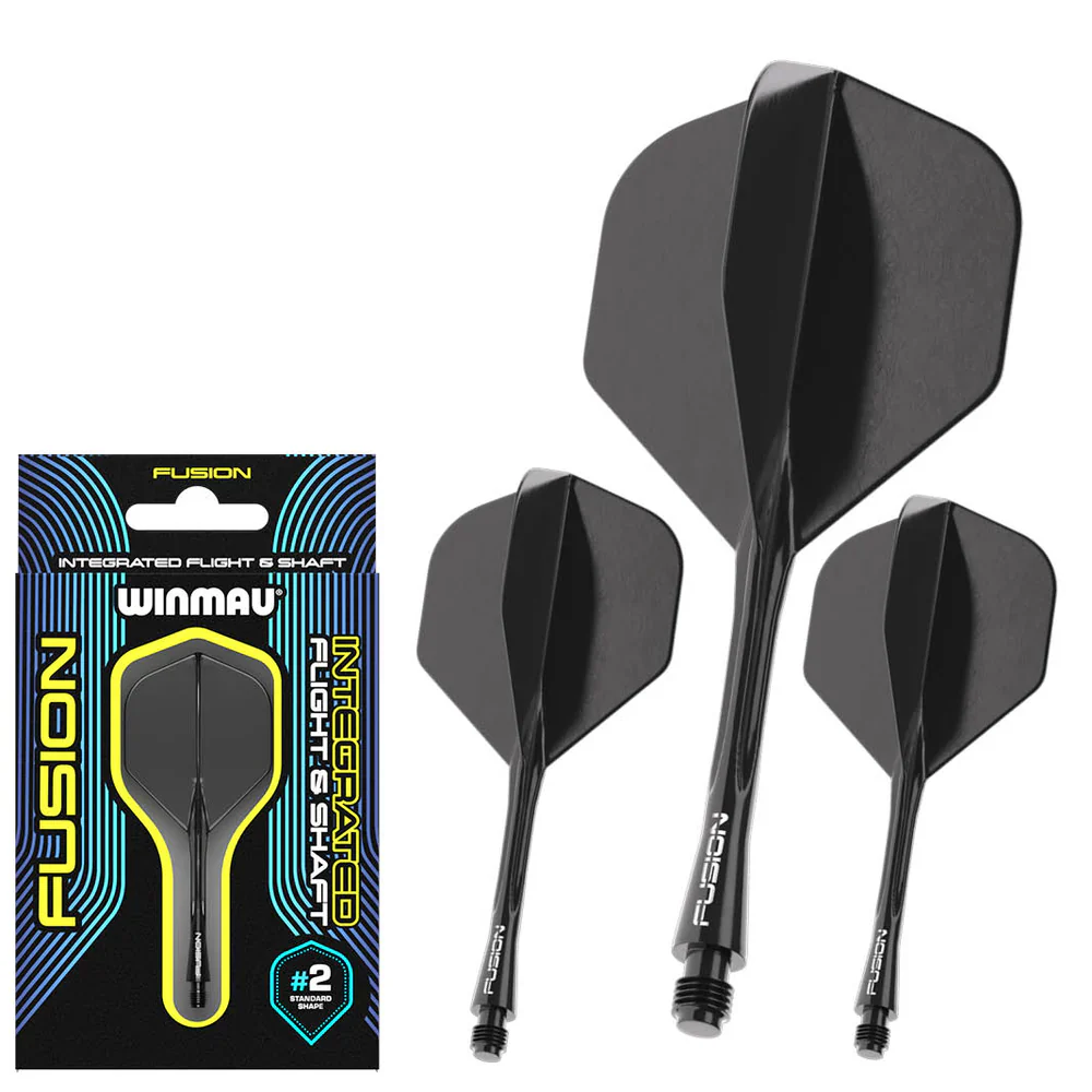 Fusion Integrated Flight & Shaft Black | Winmau - Image 7