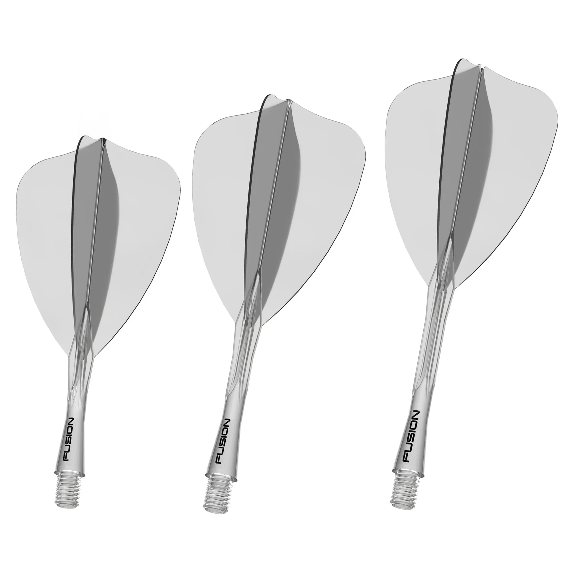 Fusion Arrow Integrated Flight & Shaft - Clear | Winmau - Image 2
