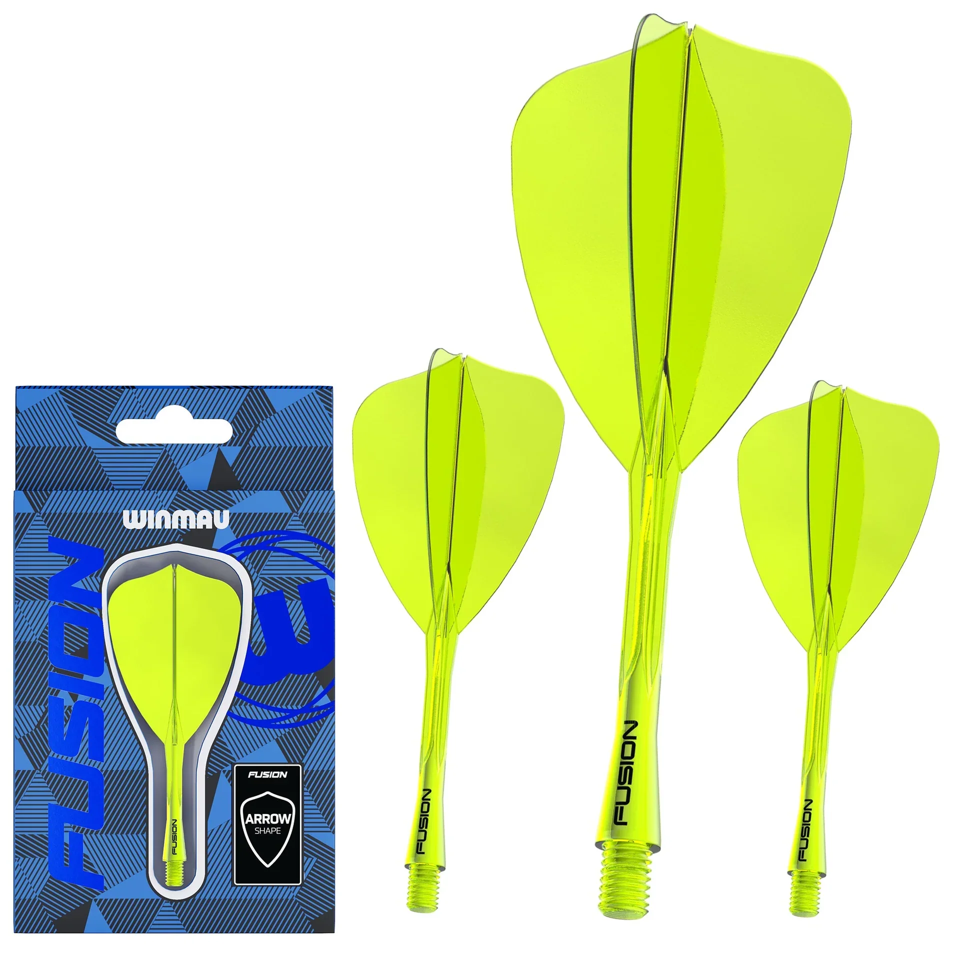 Fusion Arrow Integrated Flight & Shaft - Yellow | Winmau