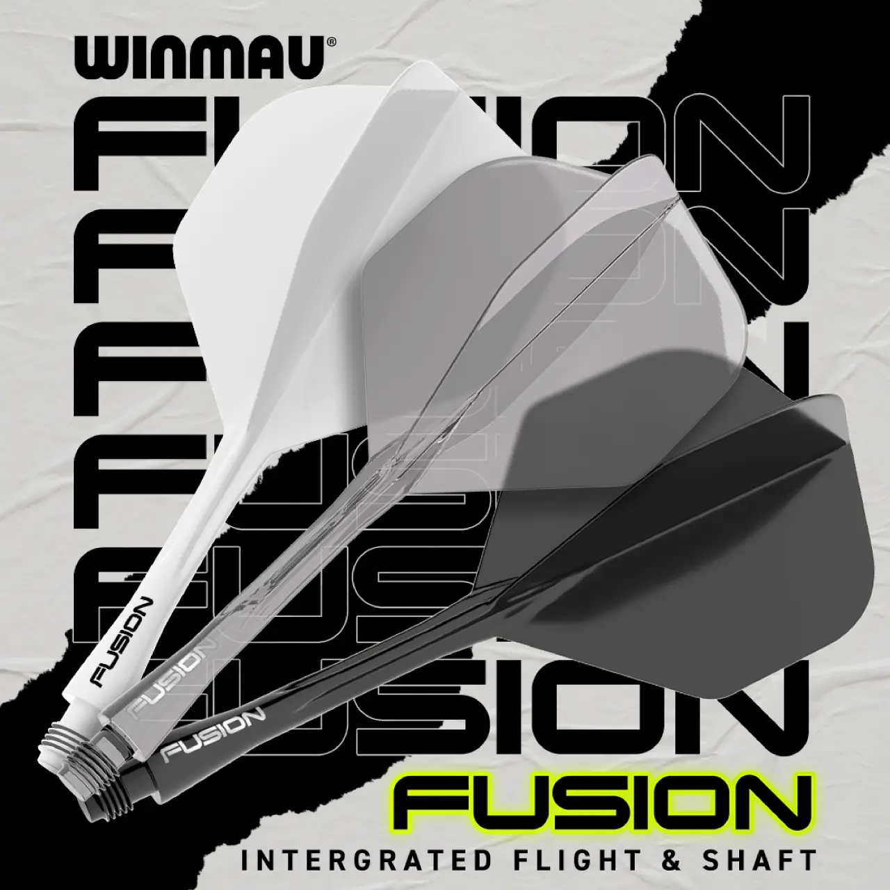 Fusion Integrated Flight & Shaft Grey | Winmau - Image 7