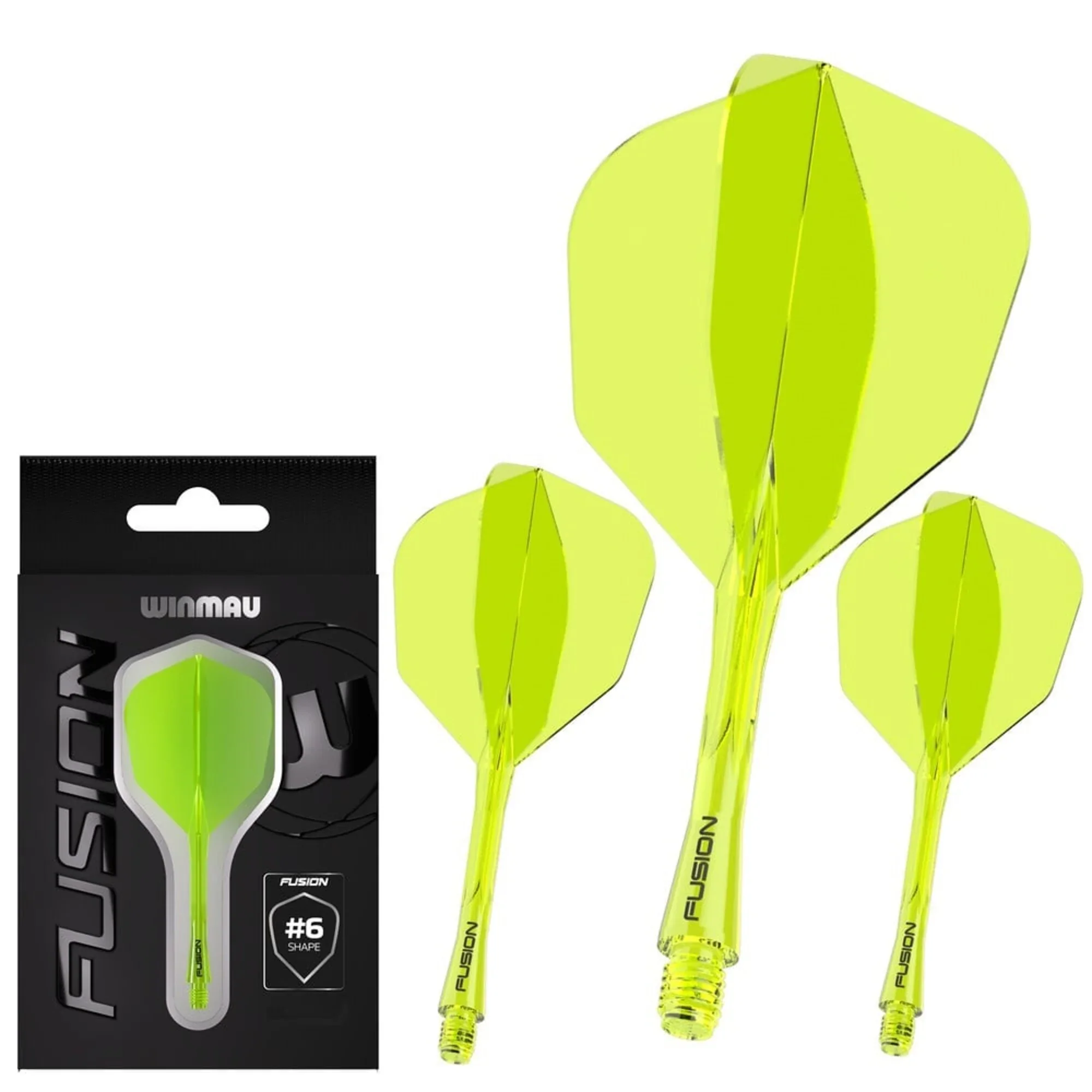 Fusion Integrated Flight & Shaft Yellow | Winmau