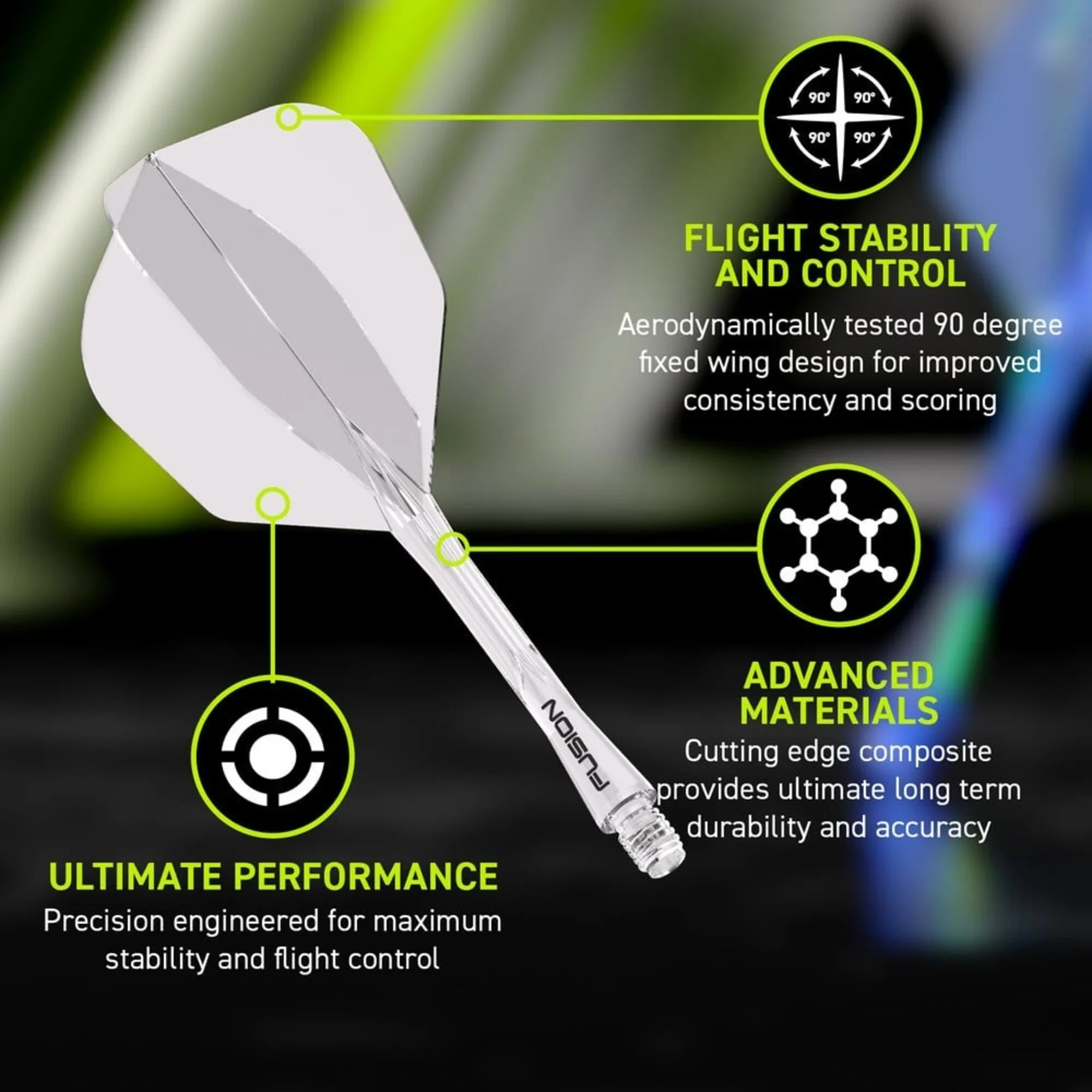 Fusion Integrated Shaft & Flight Clear | Winmau - Image 12