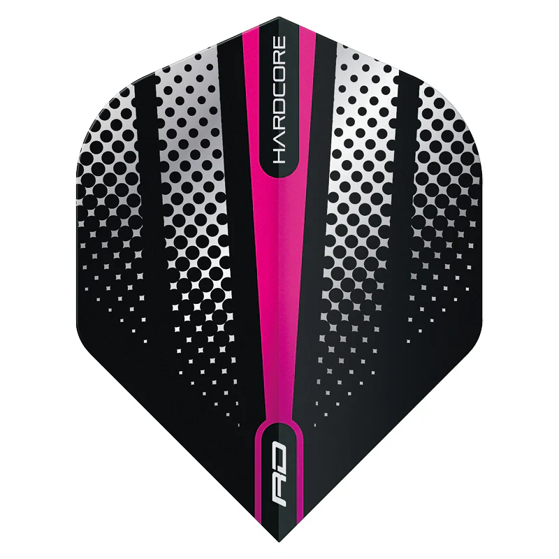 Hardcore Radical Pink Flash Dart Flights | Red Dragon - Image 3