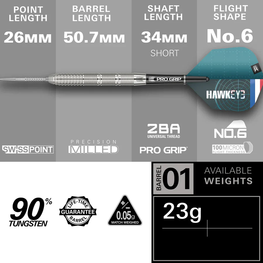Kevin Doets SP Steel Tip Darts | Target - Image 3