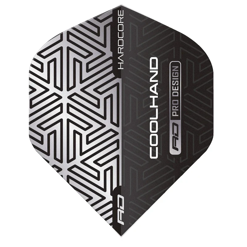 Luke Humphries Grey & White Hardcore Radical Standard Dart Flights | Red Dragon - Image 3