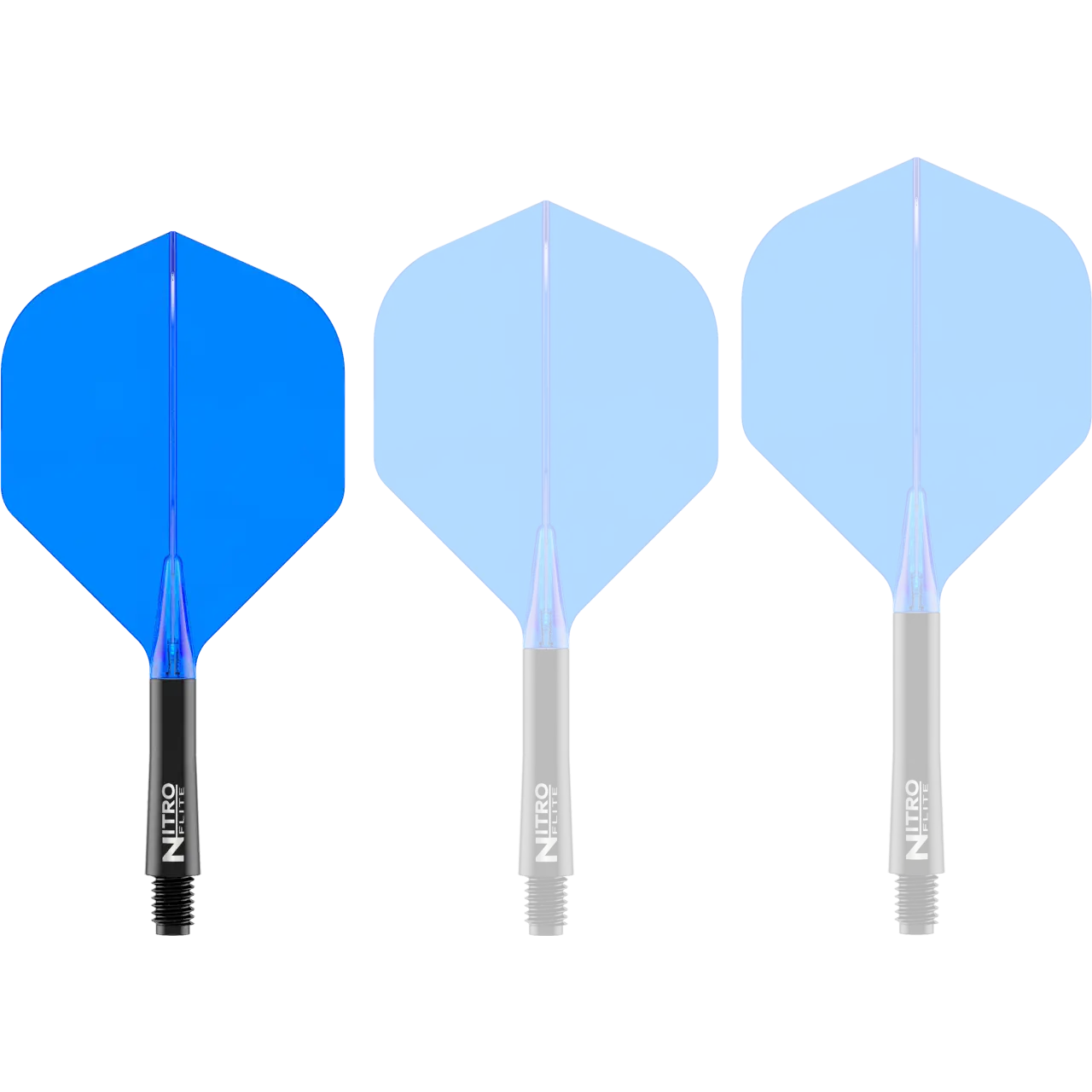Nitro Flite Integrated Flight & Shaft - Black & Blue | Red Dragon - Image 4