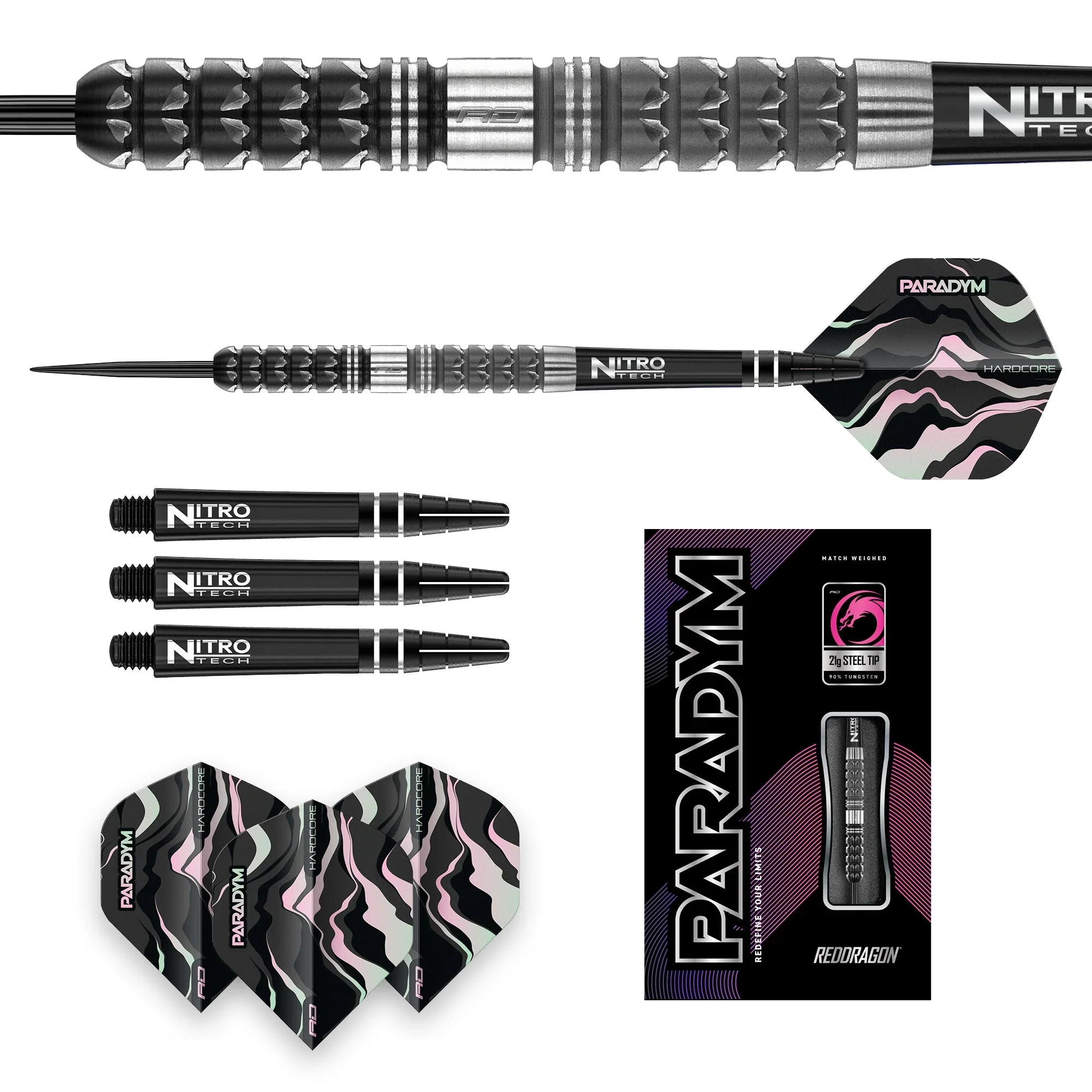 Paradym Parallel Steel Tip Darts | Red Dragon - Image 5