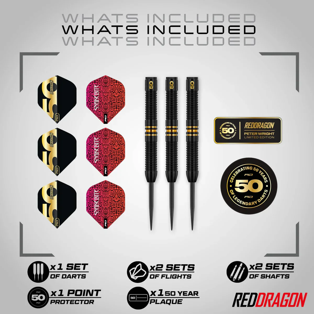 Peter Wright - 50 Year Edition | Red Dragon - Image 3