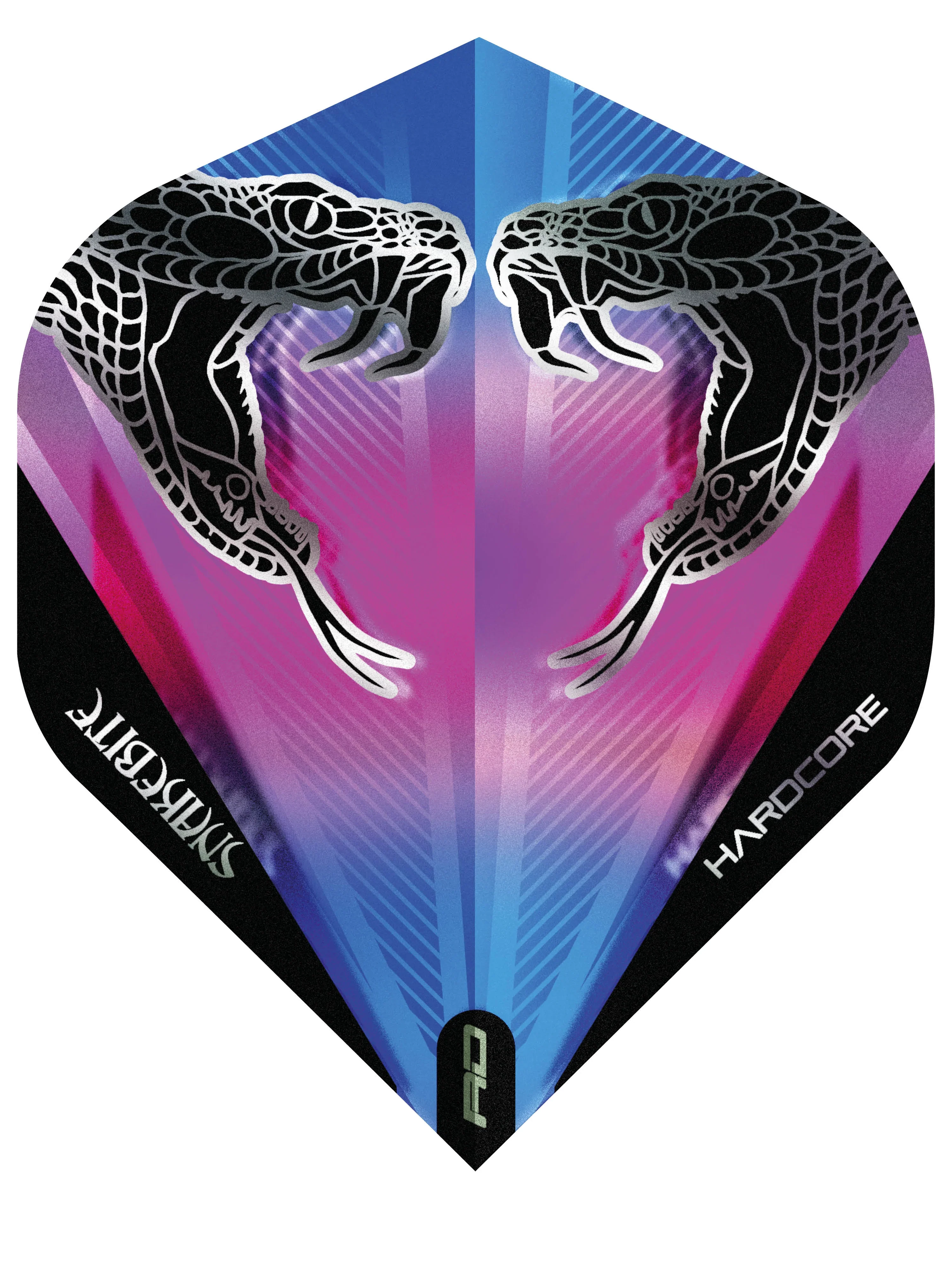 Peter Wright Snakebite Hardcore Standard Dart Flights | Red Dragon - Image 3
