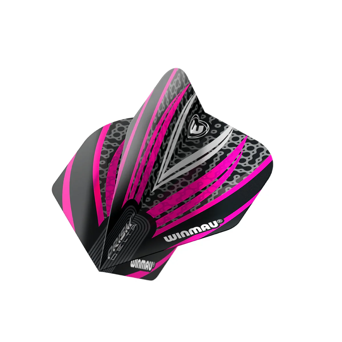 Prism Delta Black, White & Pink Flights | Winmau - Image 2