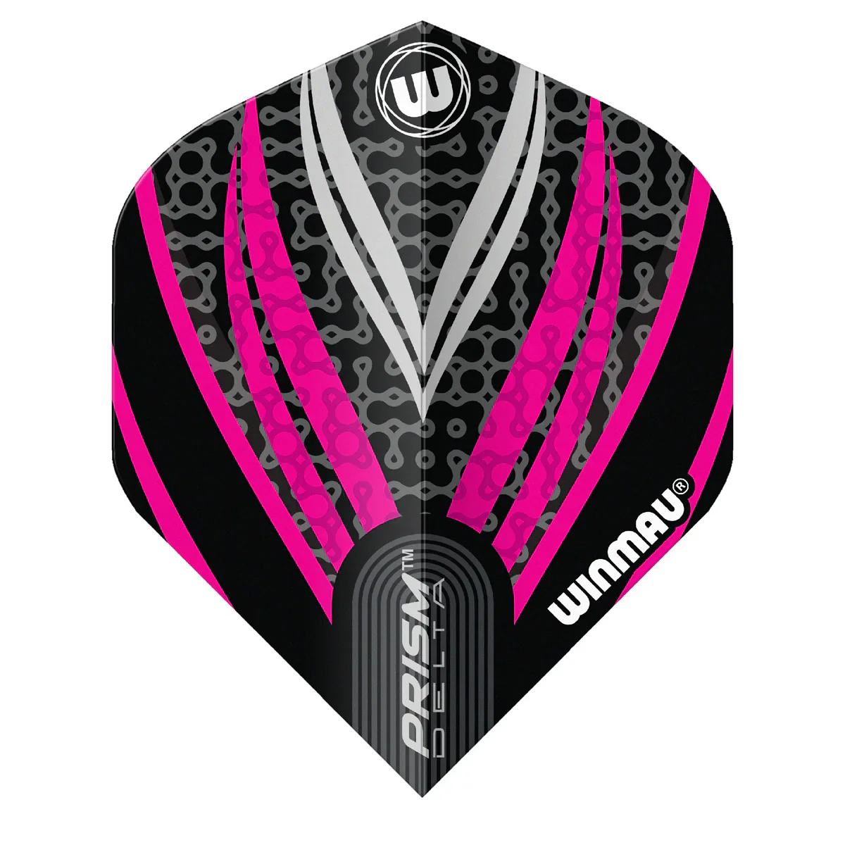 Prism Delta Black, White & Pink Flights | Winmau - Image 3