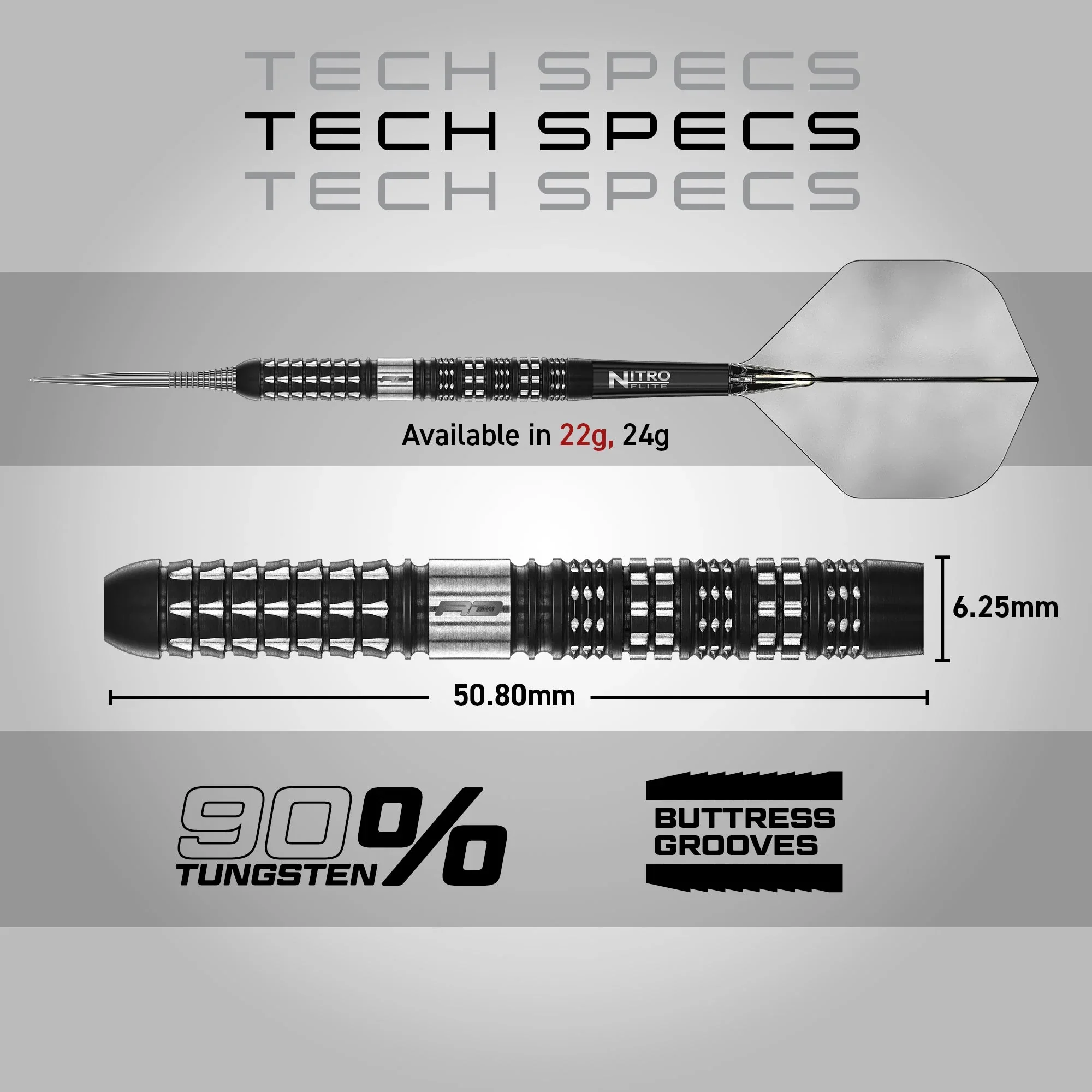 Recon Parallel Steel Tip Darts | Red Dragon - Image 5