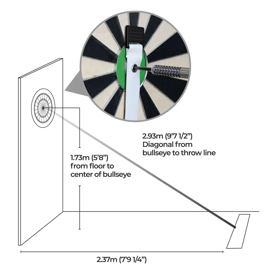 Retractable Dartboard Measure | Mission - Image 5