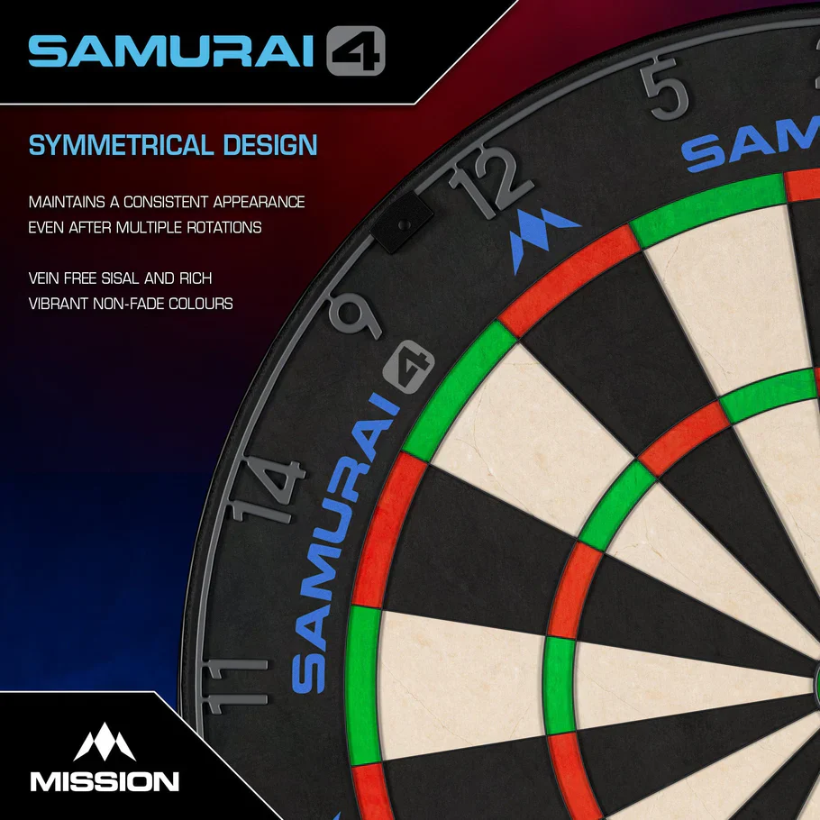Samurai 4 Dartboard - Profession Graphite Grey Edition | Mission - Image 3