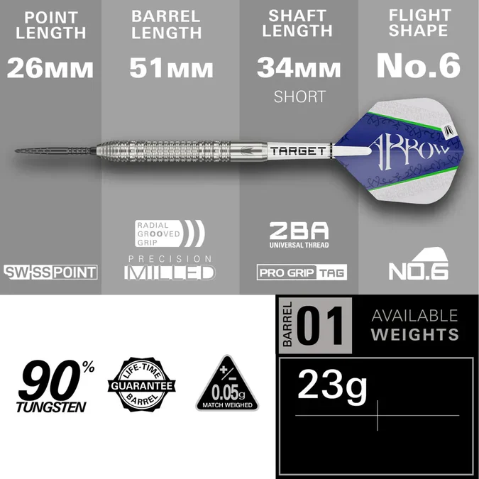 Shane McGuirk G1 SP Steel Tip Darts | Target - Image 3