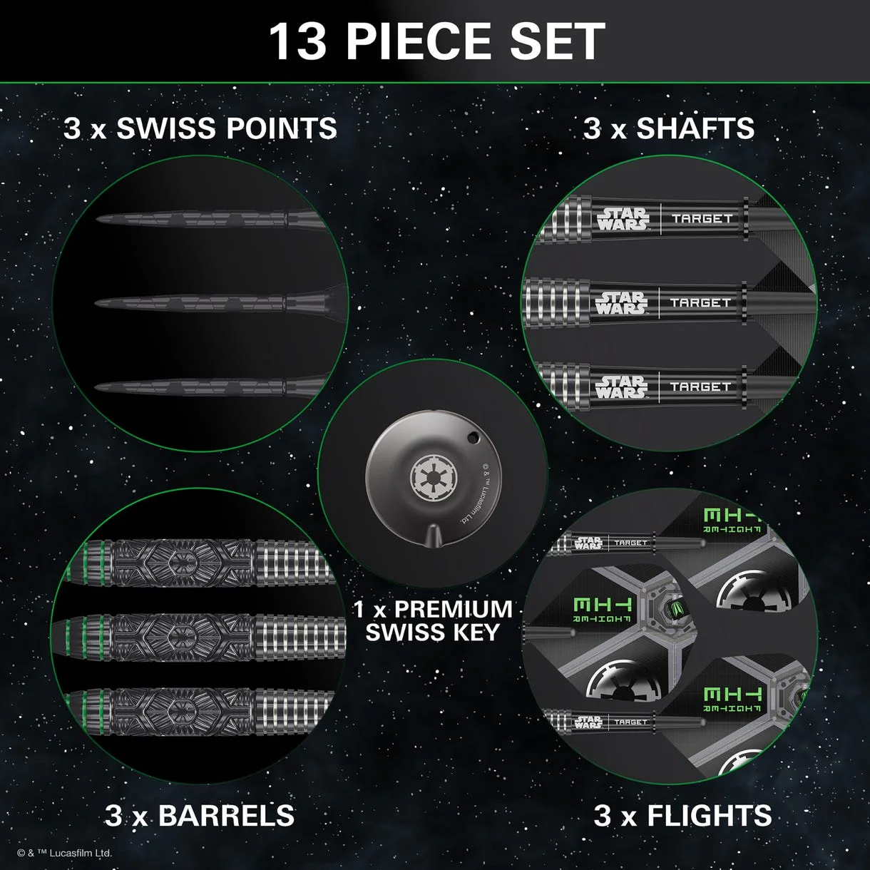Star Wars Tie Fighter SP Steel Tip Darts | Target - Image 4