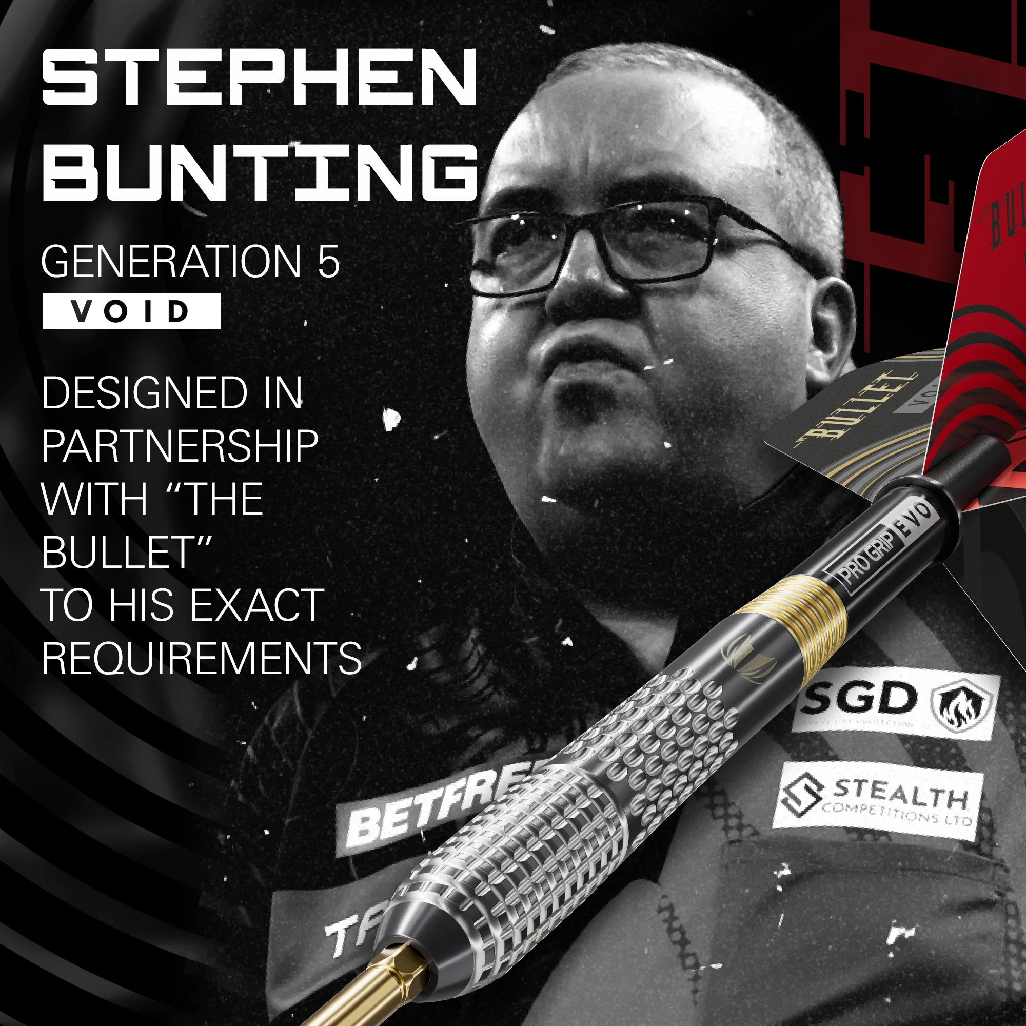 Stephen Bunting G5 Void Steel Tip Darts | Target - Image 7