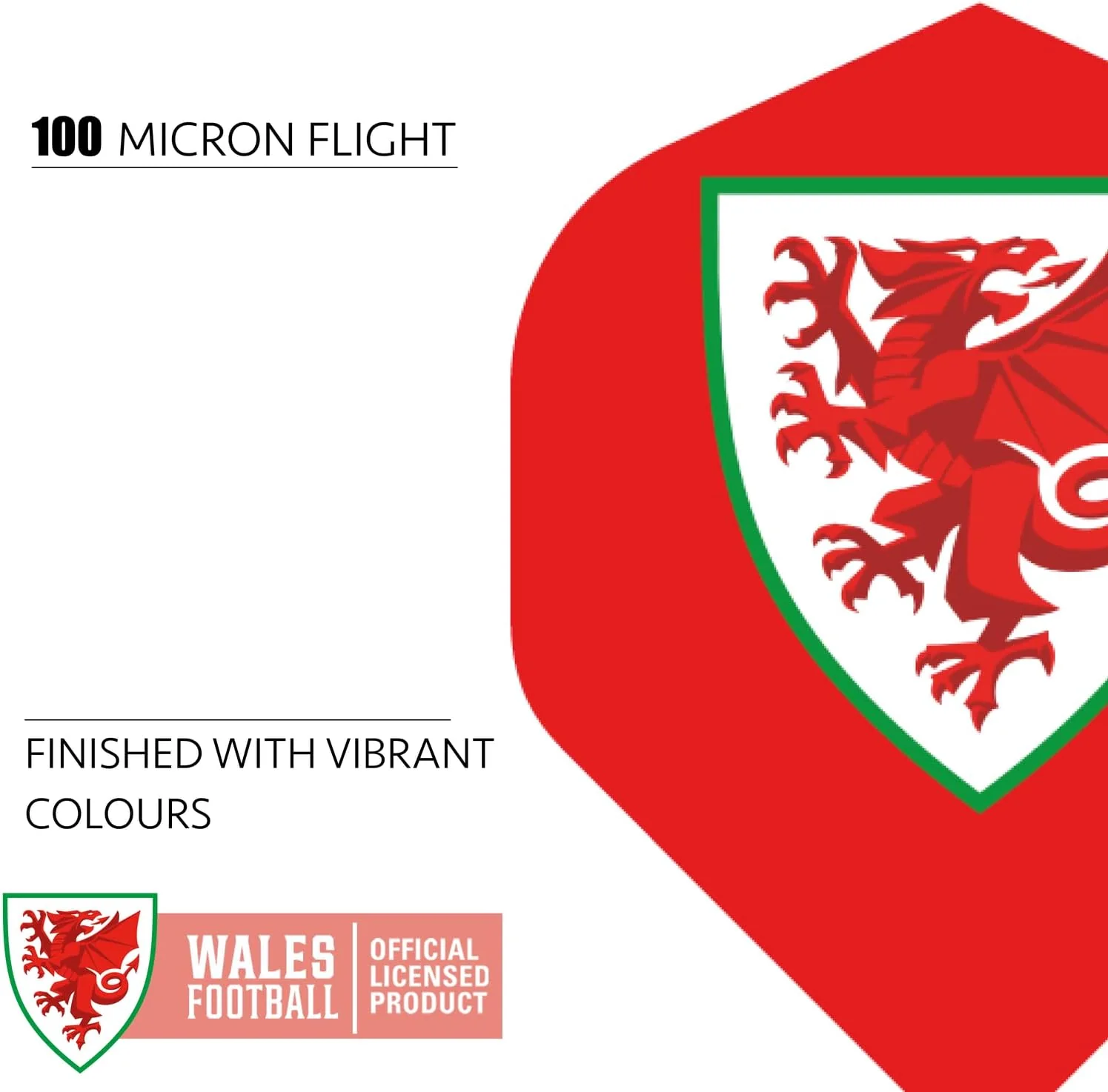 Wales Football Standard Dart Flights | Wales FA - Image 3