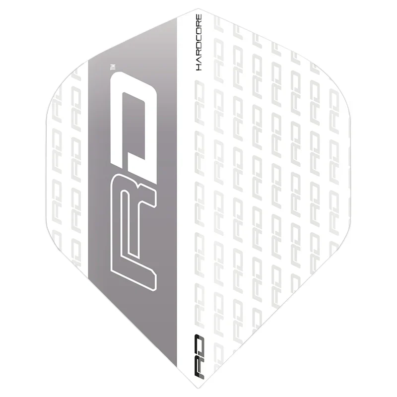 White & Grey Hardcore XT Standard flights | Red Dragon - Image 3